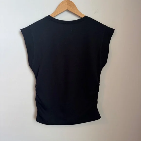 NWT Madewell Black Side-Cinch Muscle Tee SZ XS - Picture 6 of 7